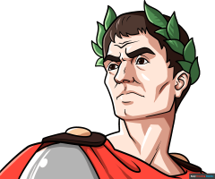 How to Draw Julius Caesar