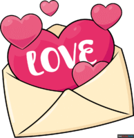 How to Draw Love Letter Hearts
