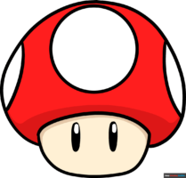 How to Draw a Mario Mushroom