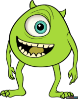 How to Draw Mike Wazowski from Monsters, Inc.