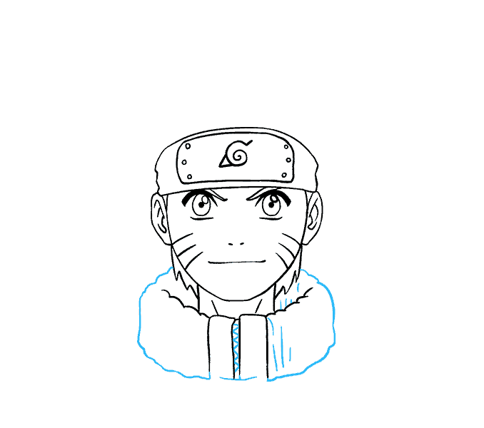 How to draw naruto Step: 17