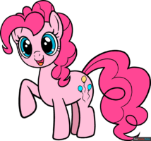 How to Draw Pinkie Pie from My Little Pony