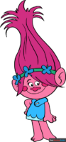 How to Draw Poppy from Trolls