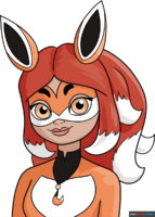How to Draw Rena Rouge from Miraculous