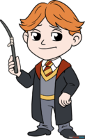 How to Draw Ron Weasley from Harry Potter