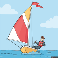 How to Draw Sailing