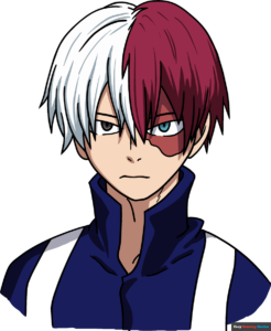 How to Draw Shoto Todoroki from My Hero Academia Featured Image