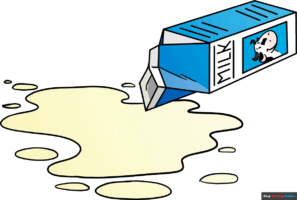 How to Draw Spilt Milk