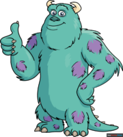 How to Draw Sully from Monsters, Inc.