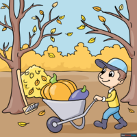 How to Draw the Autumn Season