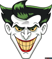 How to Draw the Joker's Face