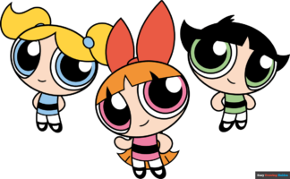 How to Draw the Powerpuff Girls