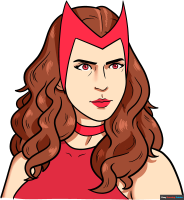 How to Draw the Scarlet Witch (Wanda Maximoff)