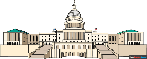 How to Draw The U.S. Capitol Building