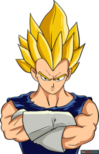 How to Draw Vegeta from Dragon Ball Featured Image