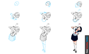 How to Draw a Cute Anime Girl Featured Image