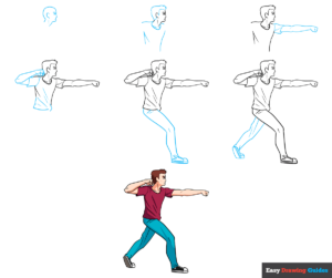 How to Draw a Fighting Anime Guy Featured Image