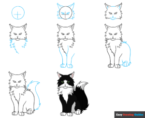 How to Draw an Anime Cat Featured Image