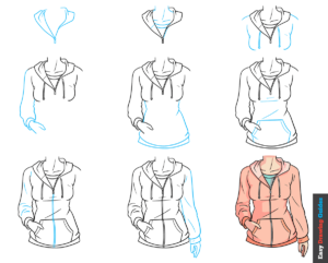 How to Draw an Anime Hoodie Featured Image