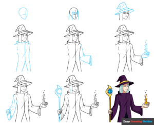 How to Draw an Anime Wizard Featured Image
