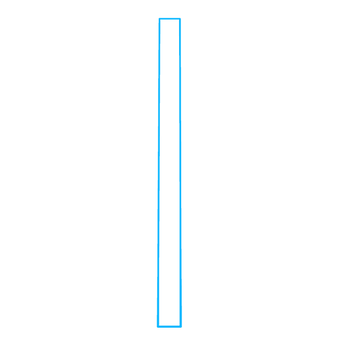 How to Draw Jesus on the Cross Step 01