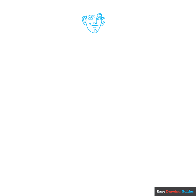 Hercules step-by-step drawing tutorial: step 1